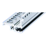 34560-884, Rear Z-Rail, Aluminium, Schroff