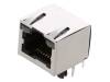 RJHSE538B Гнездо; RJ45; Кат:5; экранированный, с LED; Конфиг.выводов:8p8c