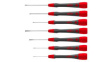 42991 Fine Screwdriver Set PicoFinish Phillips/Slotted 7pcs.