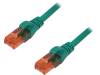 DK-1612-030/G Patch cord; U/UTP; 6; многопров; CCA; ПВХ; зеленый; 3м