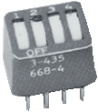 3-0435668-4 DIL-переключатели THD 4P
