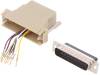 AK-610518-000-I, Адаптер; D-Sub 25pin вилка, гнездо RJ45, ASSMANN