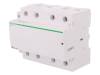 A9C20884 Контактор:4-полюсный установочный; 230?240ВAC; 100А; NO x4; DIN