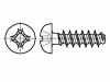 KA30X10/BN13579 Винт; 3x10; Головка: сферическая; Phillips; нержавеющая сталь А2