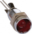 2664.8021 Индикат.лампа: LED; вогнутый; красный; Oотв: O8мм; латунь; OLED:5мм