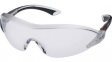 2840 Safety Glasses Silver/Clear Polycarbonate Anti-Scratch/Anti-Fog EN 166