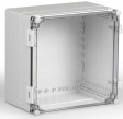 WPCP303018T Cubo W 300 x 300 x 185, с петлями и замками, рамная вставка, прозрачная крышка,