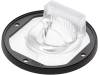 FN14645 STELLA-T4 Линза для LED; круглая; Мат-л: силикон; прозрачный; Цвет: черный