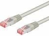 S/FTP6-CU-005GY Patch cord; S/FTP; 6; многопров; Cu; LSZH; серый; 0,5м