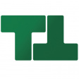 104449 Floor Corner Marks, T-shaped PU=1 PAK