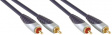 SAL4202 Audio cable, Premium Performance 2 m Black