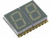 KCDA04-102 Дисплей: LED; SMD; 7-сегментный; 10,16мм; зеленый; 1,9-7мкд; анод