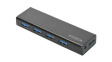 85155 USB Hub, Micro USB-B Socket, 3.0, USB Ports 4, USB-A Socket