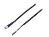 XS3F-LM8PVC4S2M Кабель датчика M08 прямой 4 pin PVC, длина 2м
