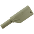 LAS S WS GRAU / GREY Safety plug diam. 4 mm Grey CAT II
