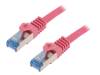 CQ4059S Patch cord; S/FTP; 6a; многопров; Cu; LSZH; фиолетовый; 2м