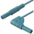 MLS WG 100/2.5 BLAU / BLUE Safety test lead diam. 4 mm blue 100 cm CAT III