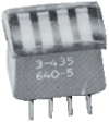 3-5435640-5 Переключатель: DIP-SWITCH; Пол: 2; SPST; 1A/40ВDC; Подсвет: нет