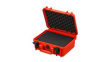 RND 600-00293 Watertight Case with Cubed Foam, 8.91l, 336x300x148mm, Polypropylene (PP), Orange