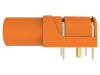 SWEB 8094 AU / OR Гнездо; "банан" 4мм; 24А; 1кВ; оранжевый; позолота; PCB; -25?80°C