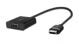 AV10170BT Adapter, HDMI Plug - 3.5 mm Socket/VGA Socket/USB Micro-B Socket