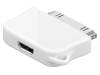 43043 Вилка Apple Dock, гнездо USB B micro; Цвет: белый; 480Мбит/с