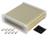 ALUG704GD110-C Корпус: универсальный; Х:113,7мм; Y:119мм; Z:35,2мм; золотистый