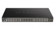 DGS-1250-52XMP PoE Switch, Managed, 10Gbps, 370W, RJ45 Ports 48, PoE Ports 48