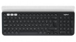 920-008042 Keyboard with Integrated Stand, K780, US English with €, QWERTY, USB, Wireless/Bluetooth