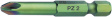 E6-192/1 PZ Bit with Colour Coding 50 mm PZ 1