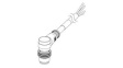 1200061975 Micro-Change (M12) Single-Ended Cordset 4 Poles Male (90°) to Pigtail 0.34mm² Black PVC Cable 2.0m (6.56') Length