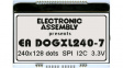 EA DOGXL240N-7 Дисплей: LCD; графический; 240x128; FSTN Positive; белый; PIN: 20