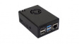 CBRPI4B-2U-BK 2U Raspberry Pi 4B Enclosure 89.3x62.4x34mm Black Polystyrene