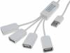 DA-70216, Hub USB; USB 2.0; PnP и Hot Swap; Кол-во портов:4; 480Мбит/с, DIGITUS