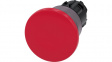 3SU1030-1BD20-0AA0 SIRIUS ACT Mushroom Push-Button front element Metal, matte, red
