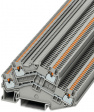 3214657 Double-level terminal block, 0.14...1.5 mm2 500 vac/vdc 17.5 a grey