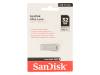 SDCZ74-032G-G46, Флешка; USB 3.1; ULTRA LUXE; 32ГБ; 150МБ/с; Цвет: серебристый, Sandisk