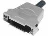 DS1047-03-25M2BS, Корпус: для разъемов D-Sub; D-Sub HD 44pin, D-sub 25pin; прямой, CONNFLY