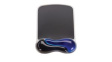 62401 Mousepad with Wrist Rest, Black / Blue