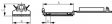 FKH80A-HIR-BK-C1 Flat Cable Clamp 86 mm x 25 mm, 3.1 mm Black Polyamide 6.6 -