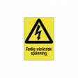33-2614 Предупреждающий знак, на шведском, 210x297mm