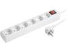 LPS202 Сетевой фильтр: защитный; Гнезда:6; 230ВAC; 16А; Цвет: белый; 1,5м