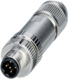 1432842 Cable plug M12 Poles 5