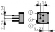 3296P-1-103LF Потенциометр: монтажный; 10кОм; 500мВт; THT; ±10%; линейная