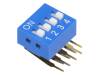 DSK-04 Переключатель: DIP-SWITCH; Кол-во секций:4; ON-OFF; 0,05A/12ВDC