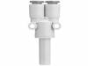 KQ2X10-12A Тройник; редукционный, быстроразъемный; -1?10бар
