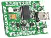 USB UART CLICK Дочерняя плата; UART, USB; mikroBUS; на базе микросхемы FT232R