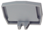 D-MZB 1,5-F, Sealing cover with flange grey, Phoenix Contact