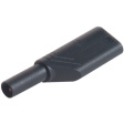 LAS S WS SCHWARZ / BLACK Safety plug diam. 4 mm Black CAT II