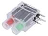 DBKD202, LED; в корпусе; красный/зеленый; 3,9мм; Кол-во диод: 2; 20мА; 40°, SIGNAL-CONSTRUCT